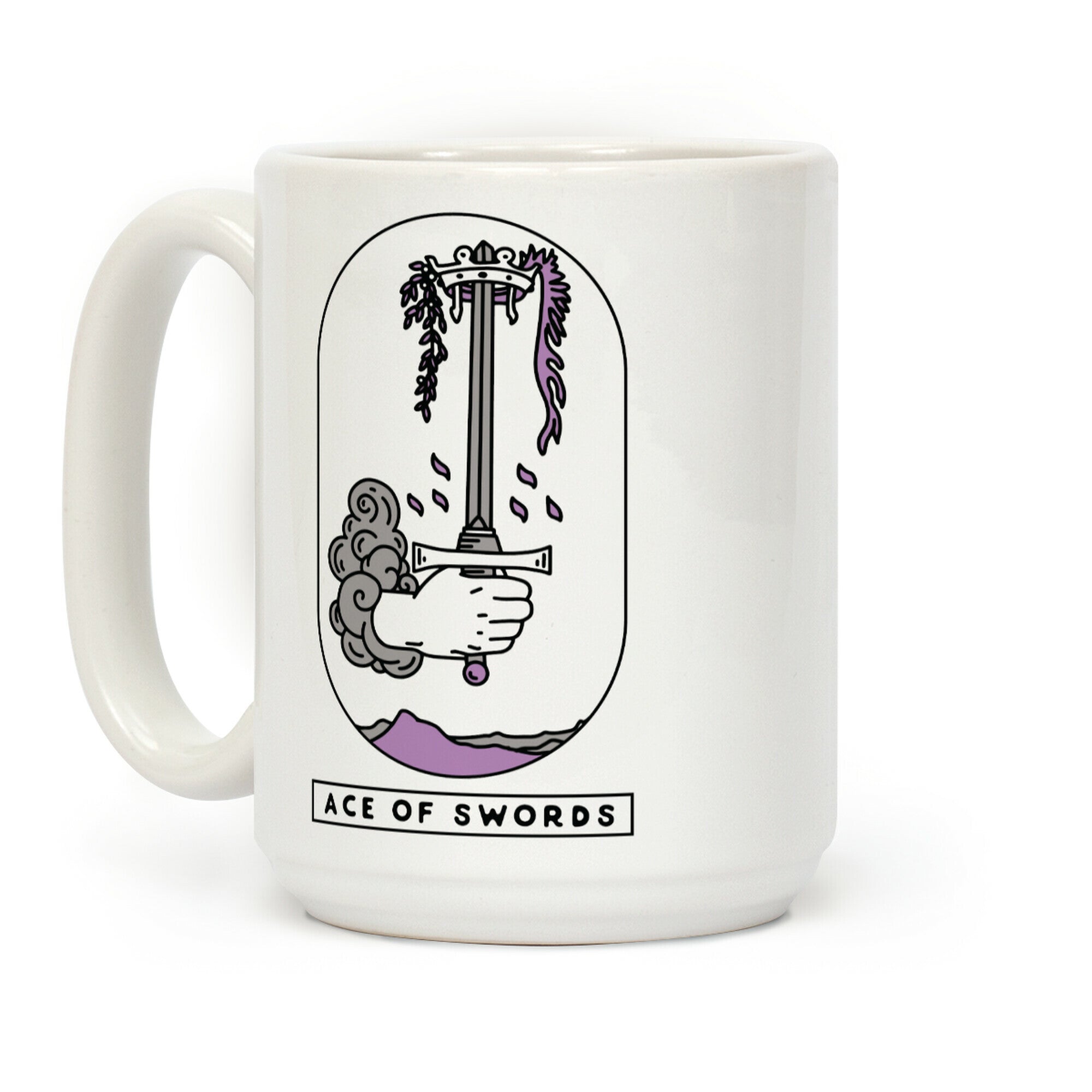 Ace of Swords Asexual Pride Coffee Mug