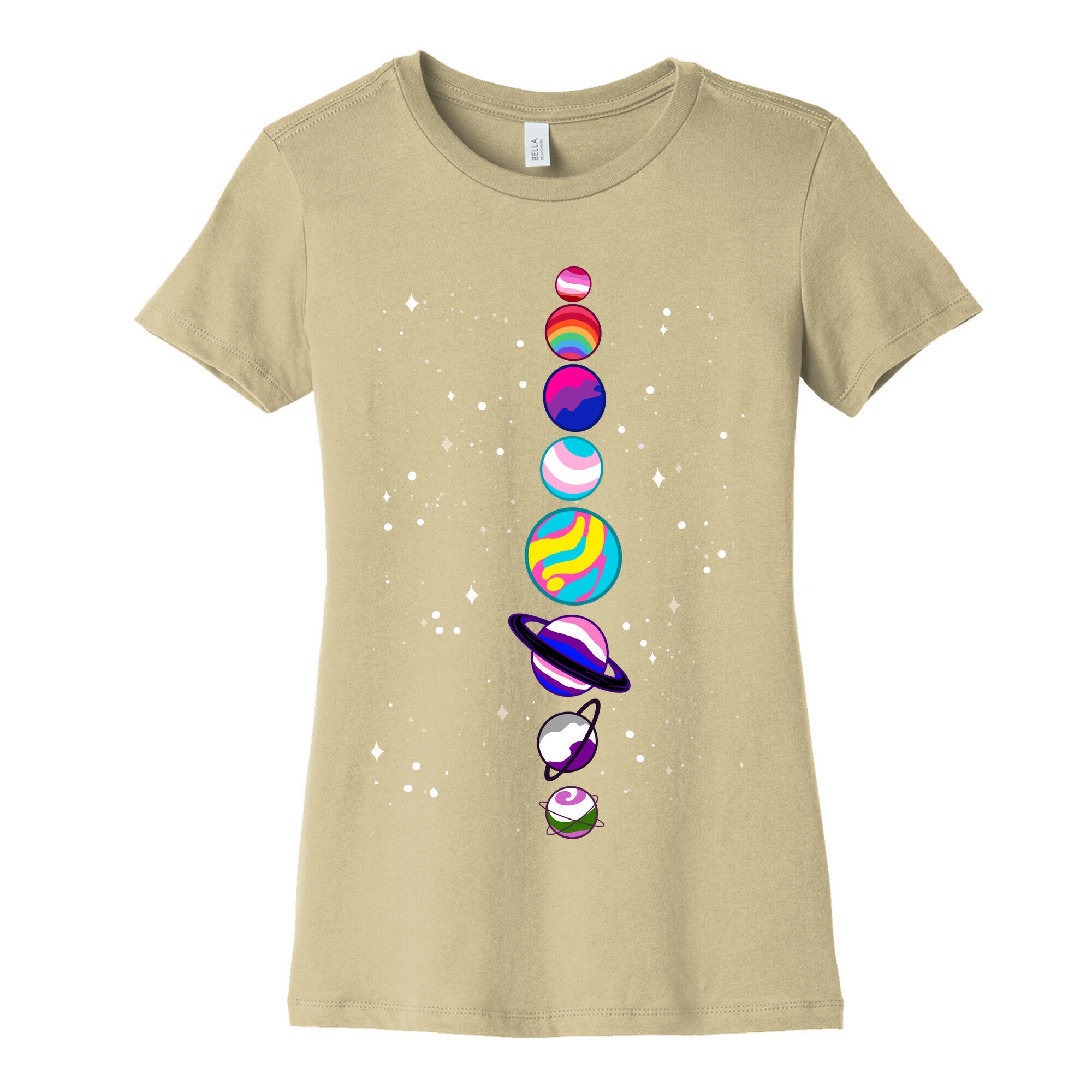 LGBTQ+ Planets Women's Cotton Tee