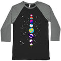 LGBTQ+ Planets Baseball Tee
