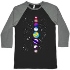 LGBTQ+ Planets Baseball Tee