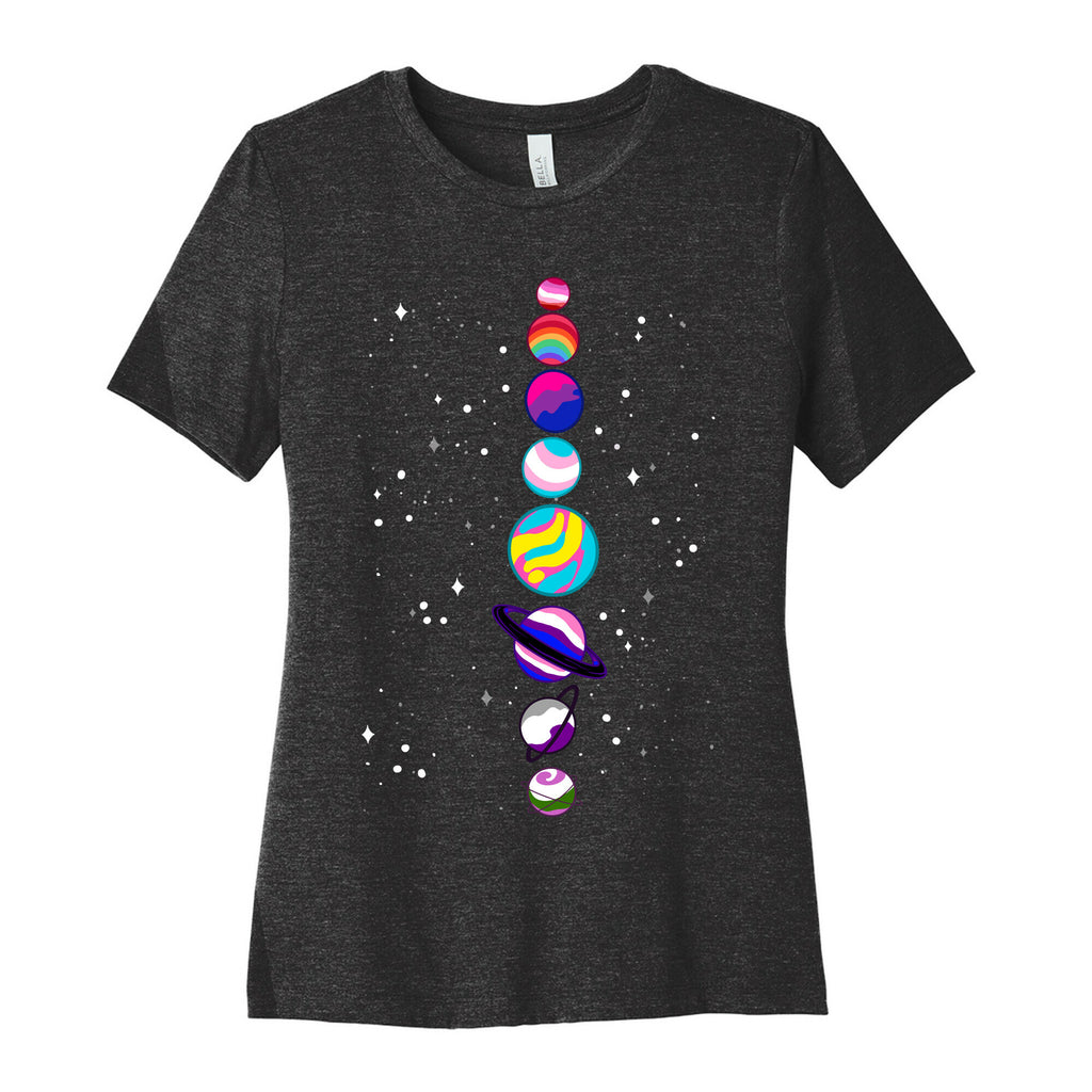 LGBTQ+ Planets Women's Cotton Tee