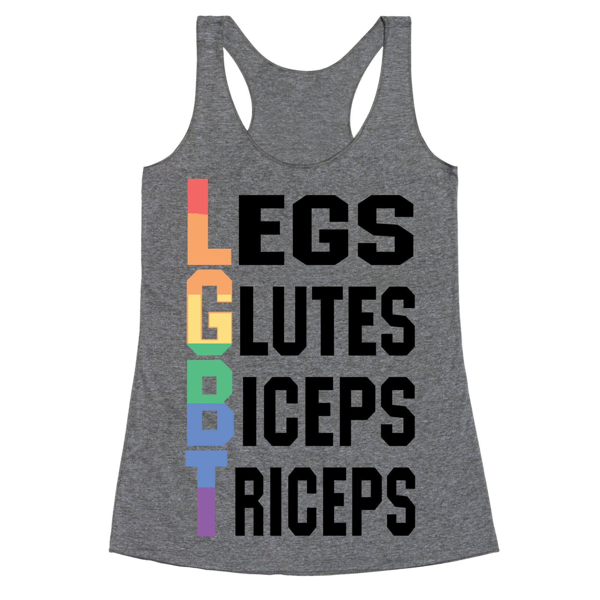 LGBT fitness Racerback Tank