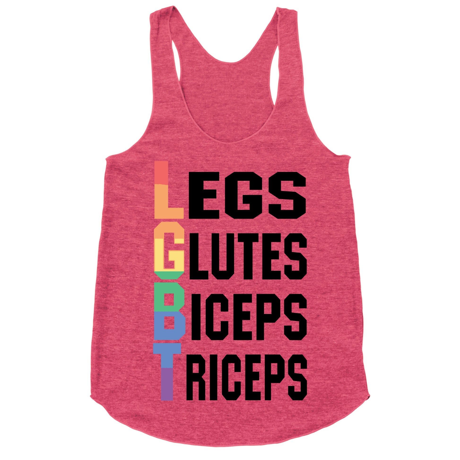 LGBT fitness Racerback Tank