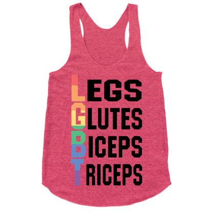 LGBT fitness Racerback Tank