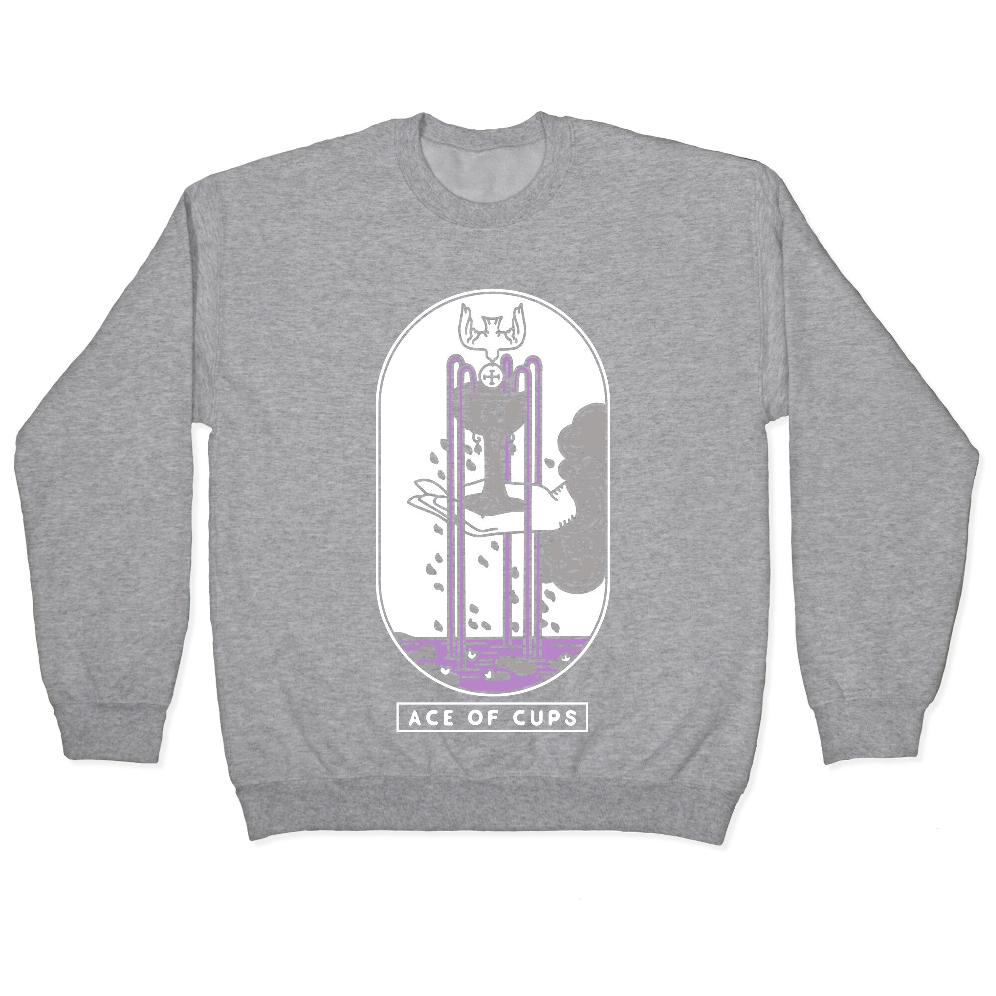 Ace of Cups Asexual Pride Crewneck Sweatshirt