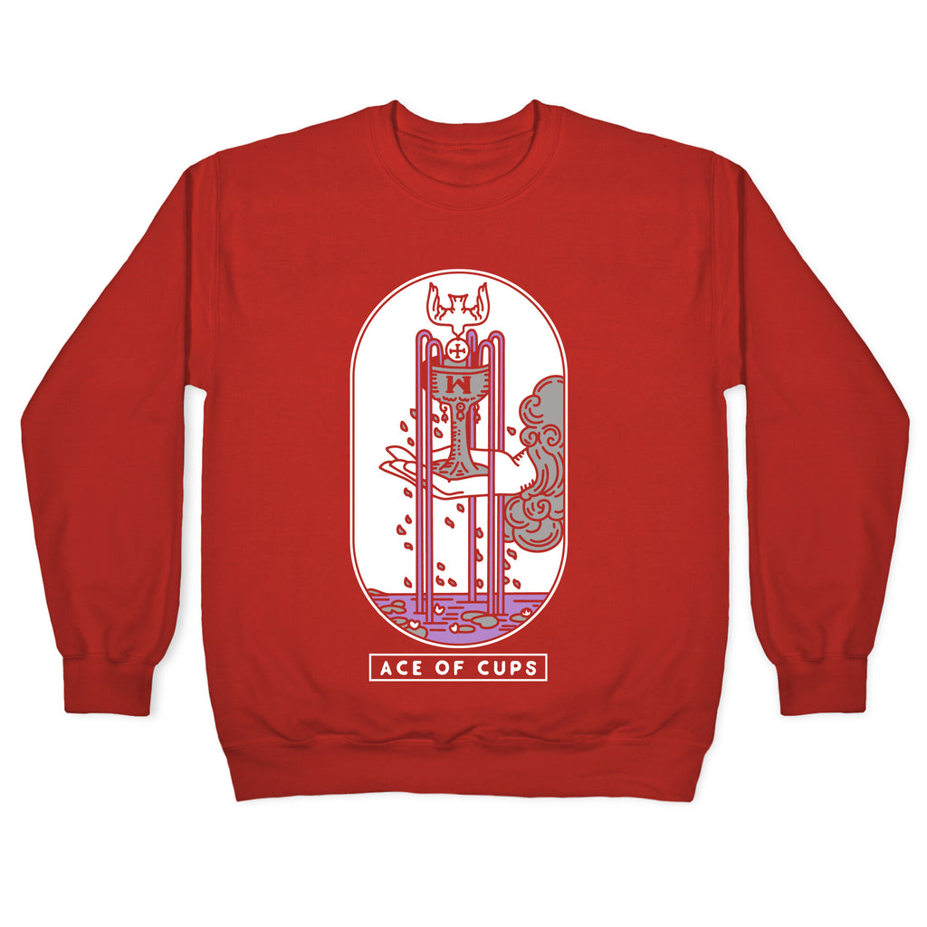 Ace of Cups Asexual Pride Crewneck Sweatshirt