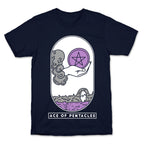 Ace of Pentacles Asexual Pride T-Shirt