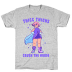 Thicc Thighs Crush The Horde T-Shirt