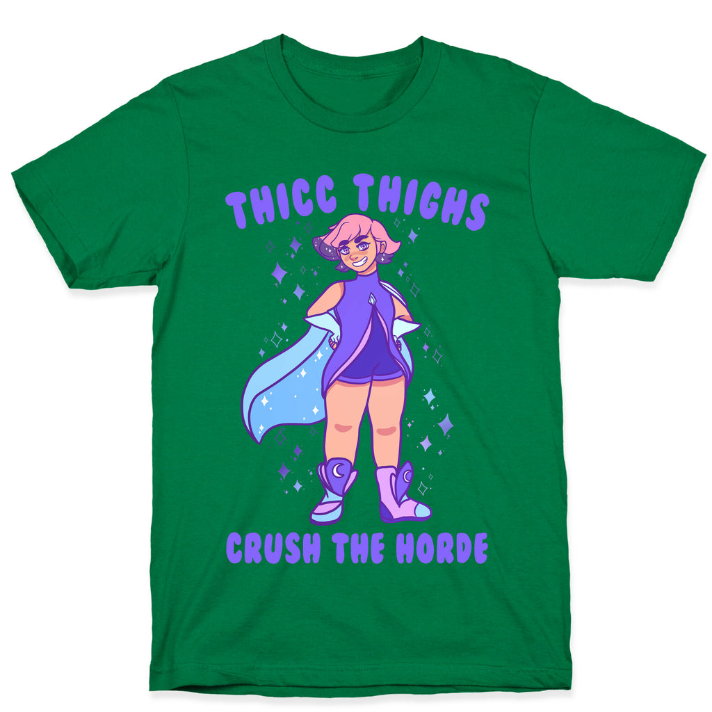 Thicc Thighs Crush The Horde T-Shirt