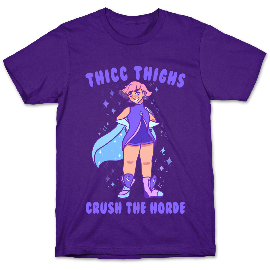 Thicc Thighs Crush The Horde T-Shirt