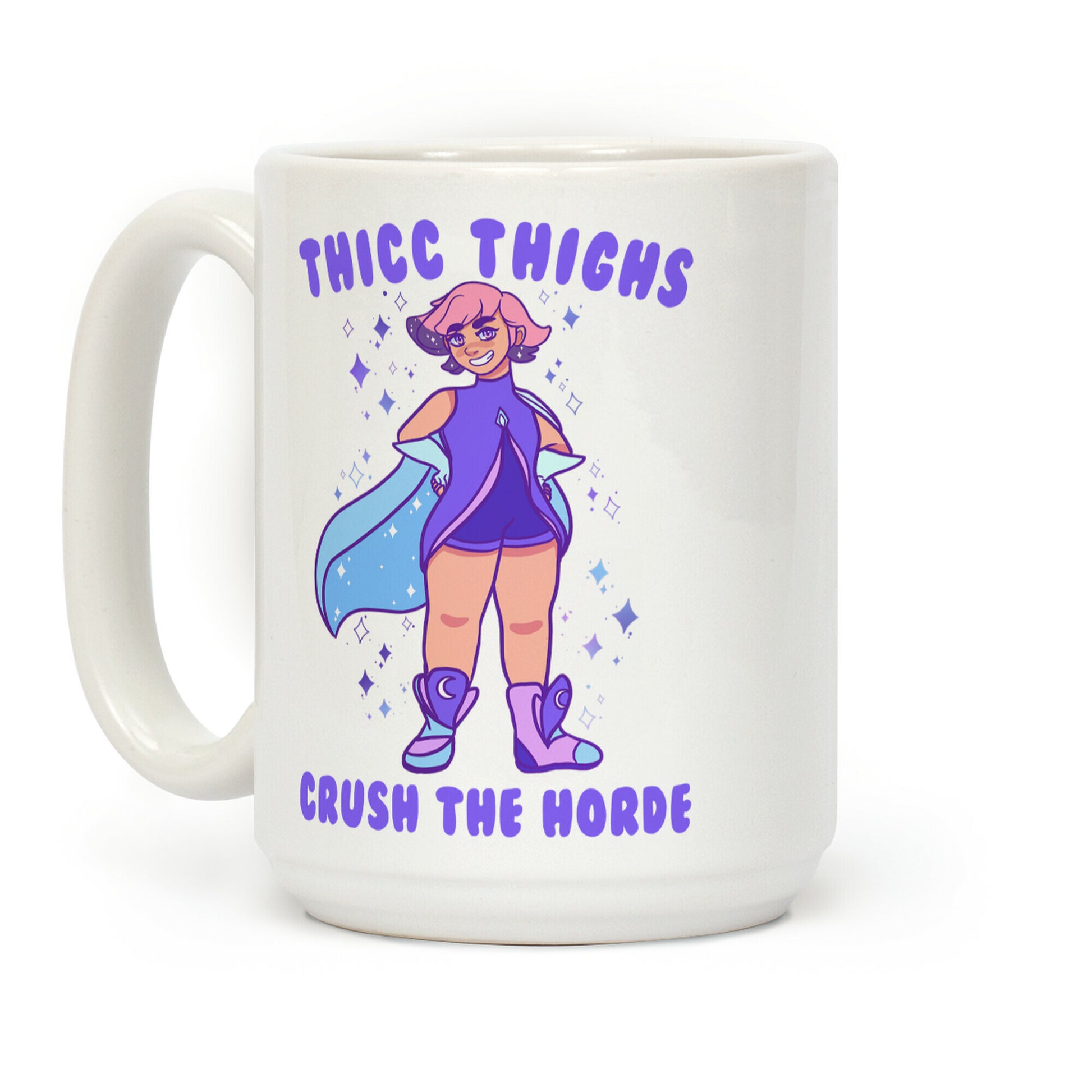 Thicc Thighs Crush The Horde Coffee Mug