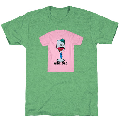 Wine Dad Unisex Triblend Tee