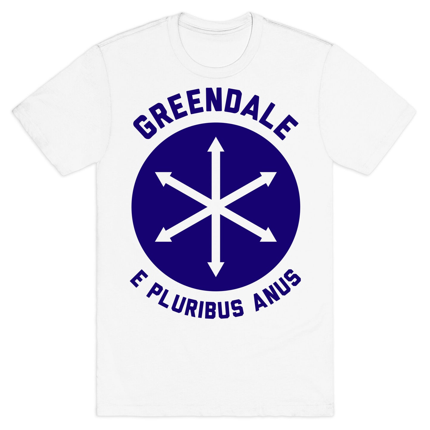 Greendale E Pluribus Anus T-Shirt