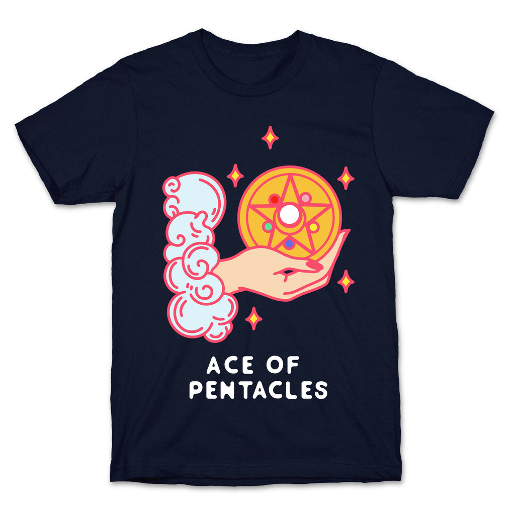 Ace of Pentacles Transformation Brooch T-Shirt