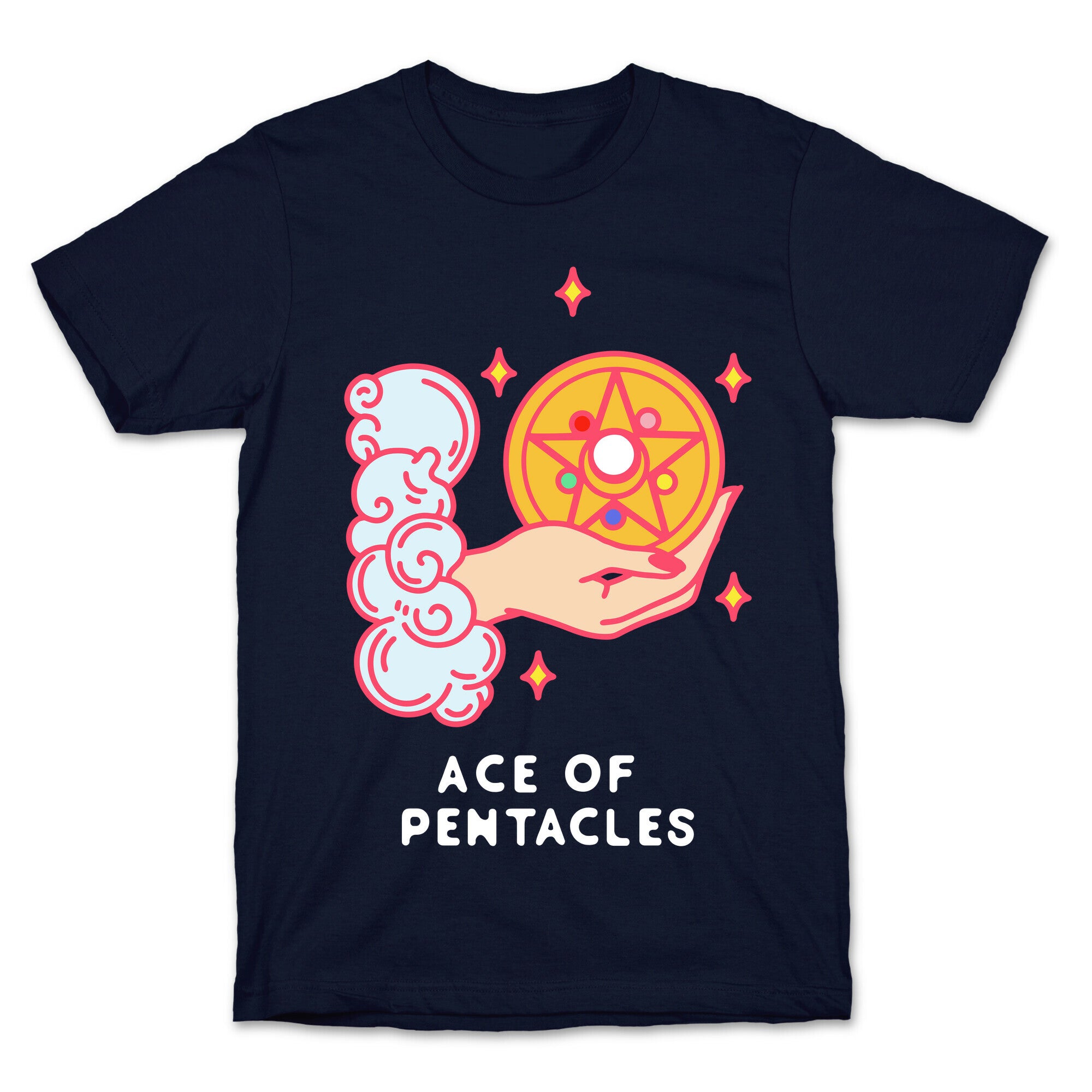 Ace of Pentacles Transformation Brooch T-Shirt