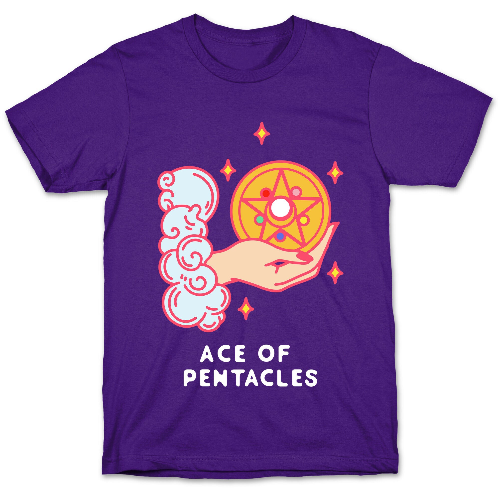 Ace of Pentacles Transformation Brooch T-Shirt