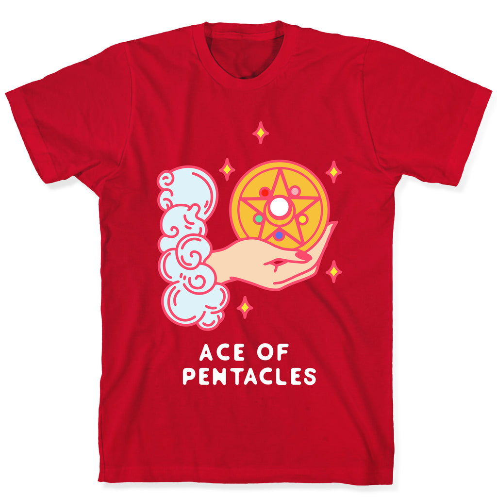 Ace of Pentacles Transformation Brooch T-Shirt