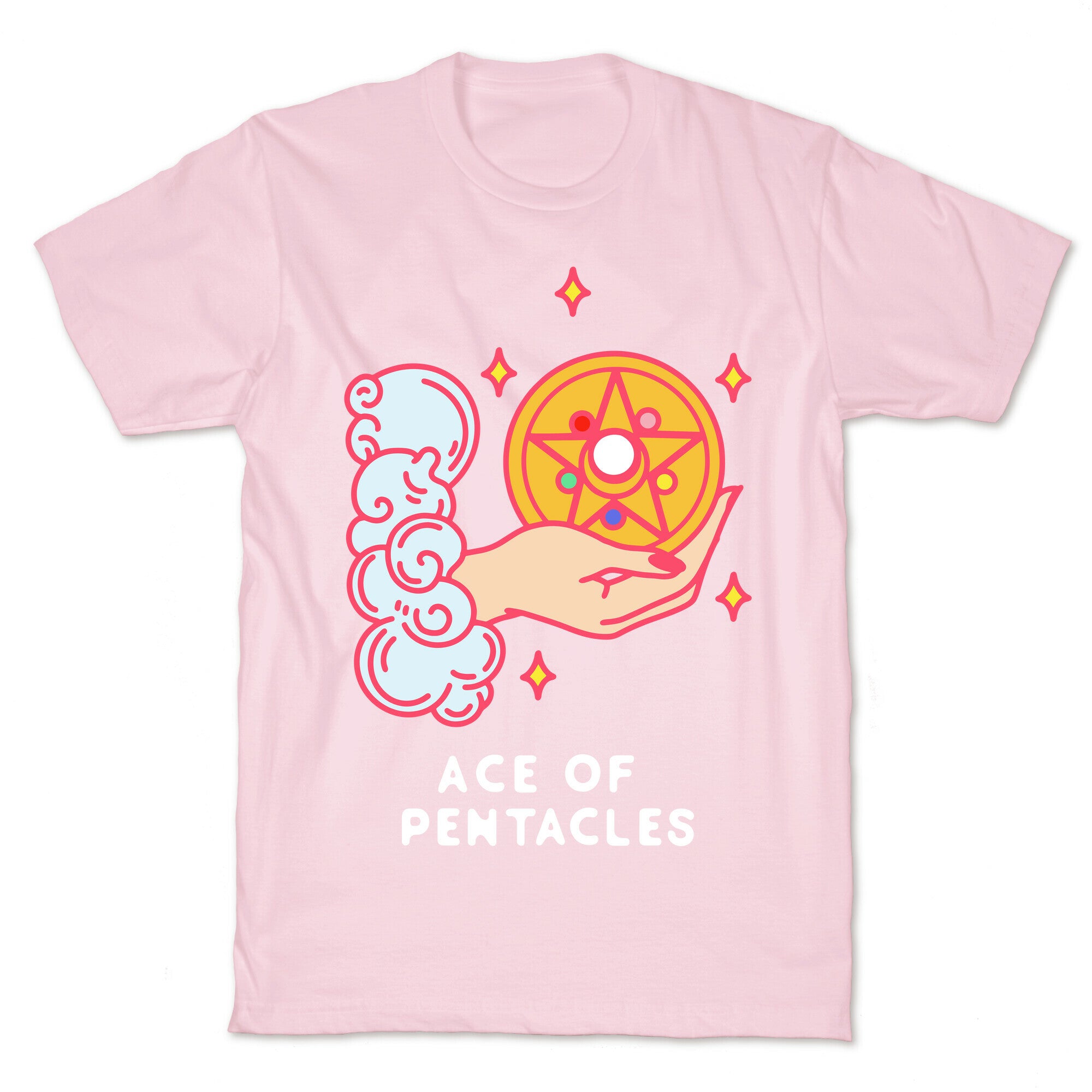 Ace of Pentacles Transformation Brooch T-Shirt