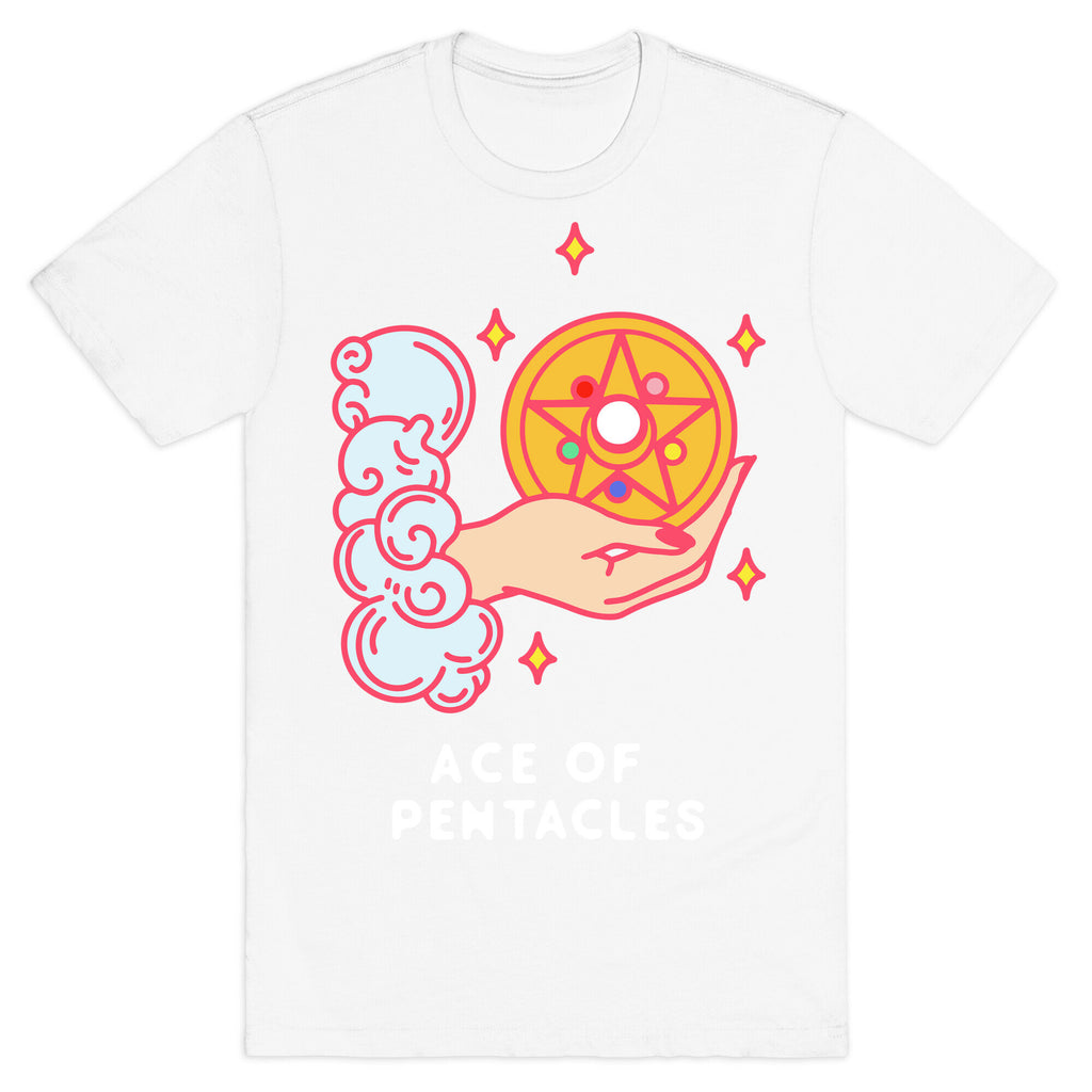 Ace of Pentacles Transformation Brooch T-Shirt