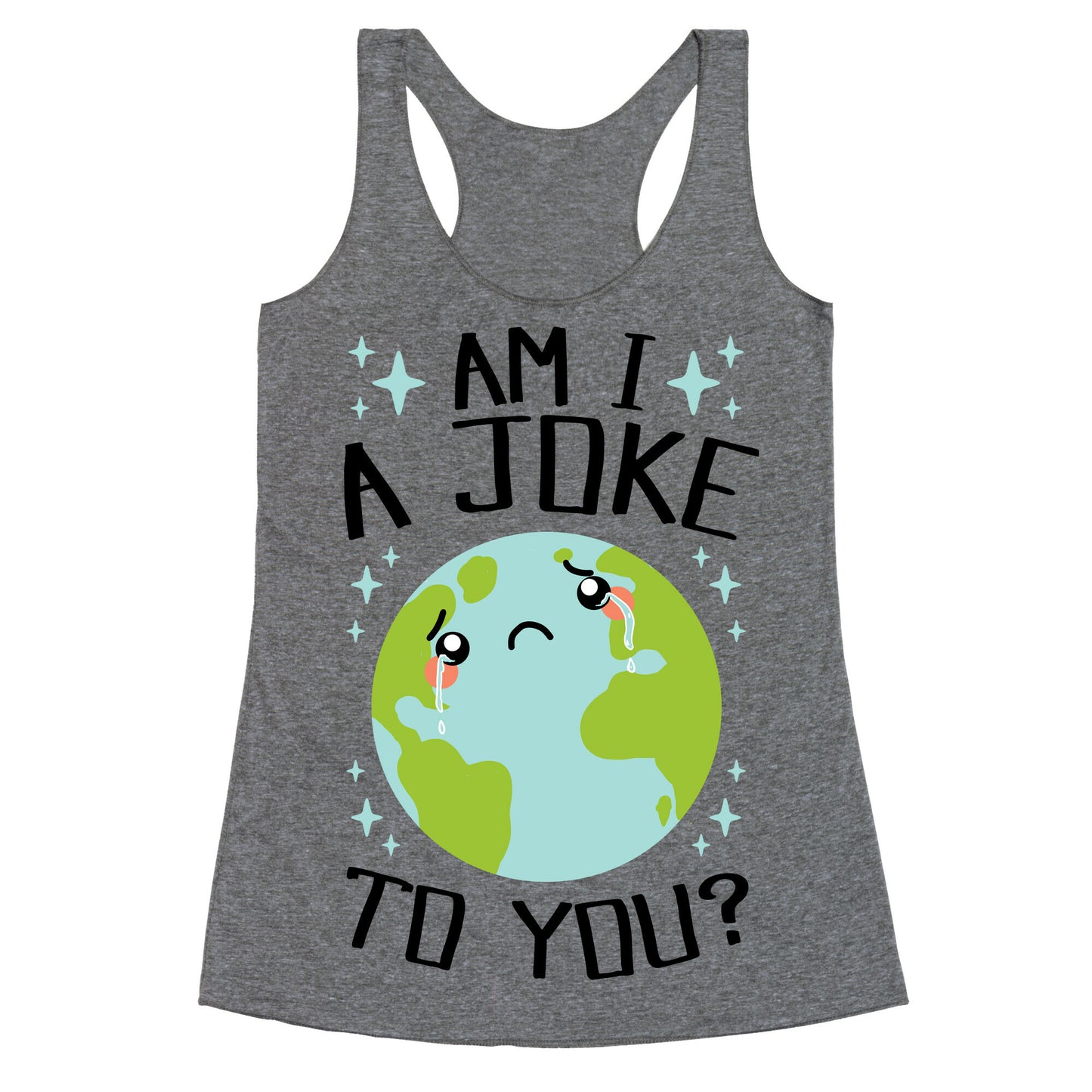 Am I A Joke To You? Racerback Tank