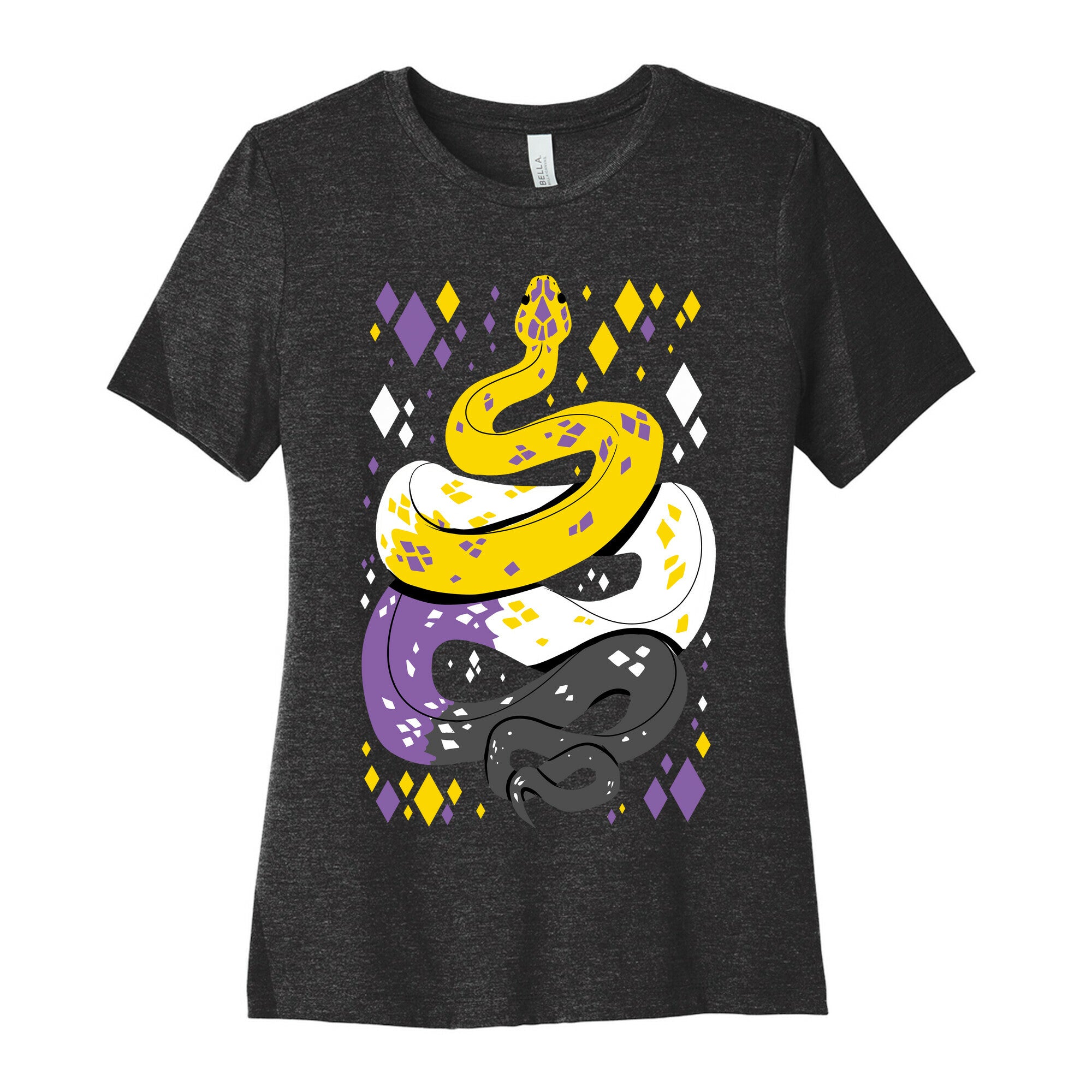 Pride Snakes: Non-binary Women's Cotton Tee