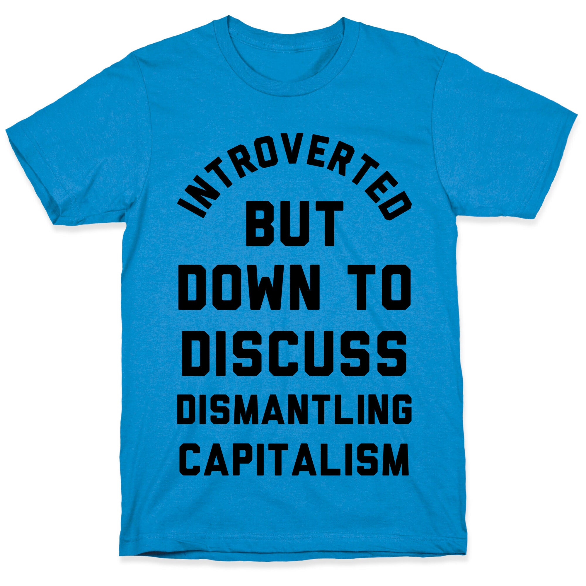 Introverted but Down to Discuss Dismantling Capitalism T-Shirt