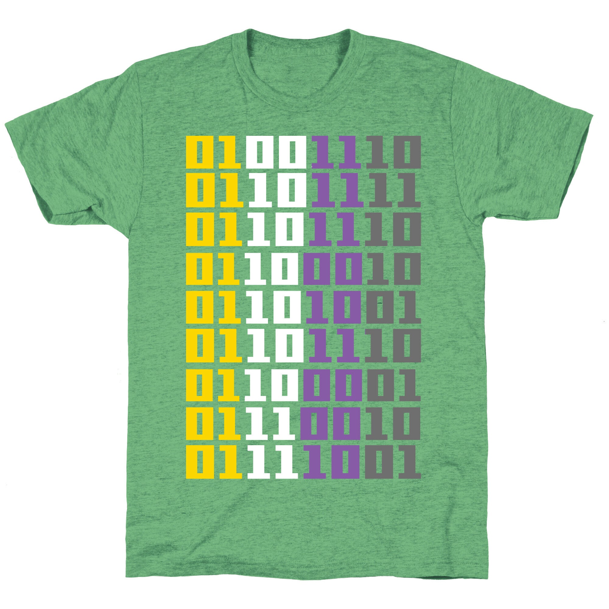 Non-Binary Code Unisex Triblend Tee