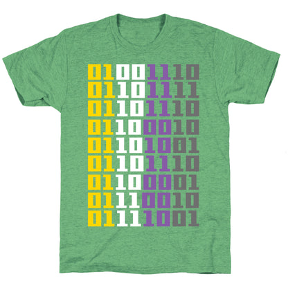Non-Binary Code Unisex Triblend Tee