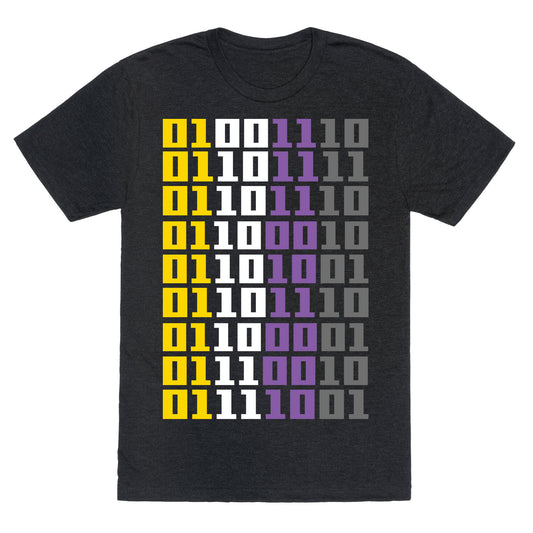 Non-Binary Code Unisex Triblend Tee