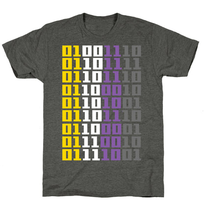 Non-Binary Code Unisex Triblend Tee