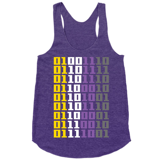 Non-Binary Code Racerback Tank