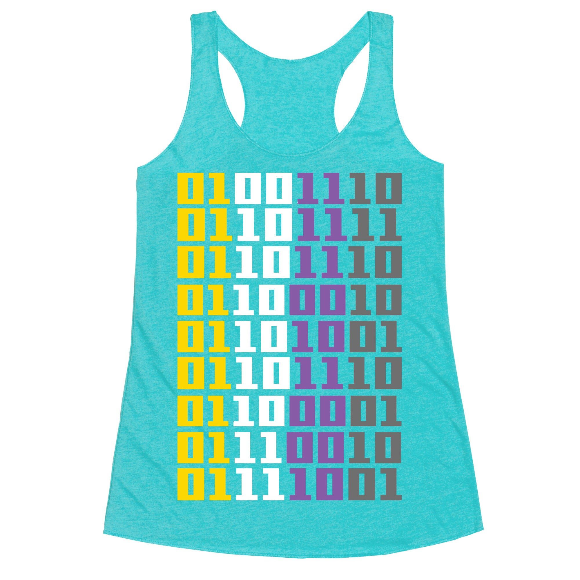 Non-Binary Code Racerback Tank