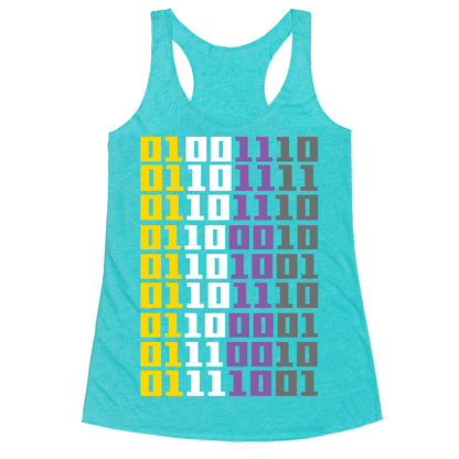Non-Binary Code Racerback Tank