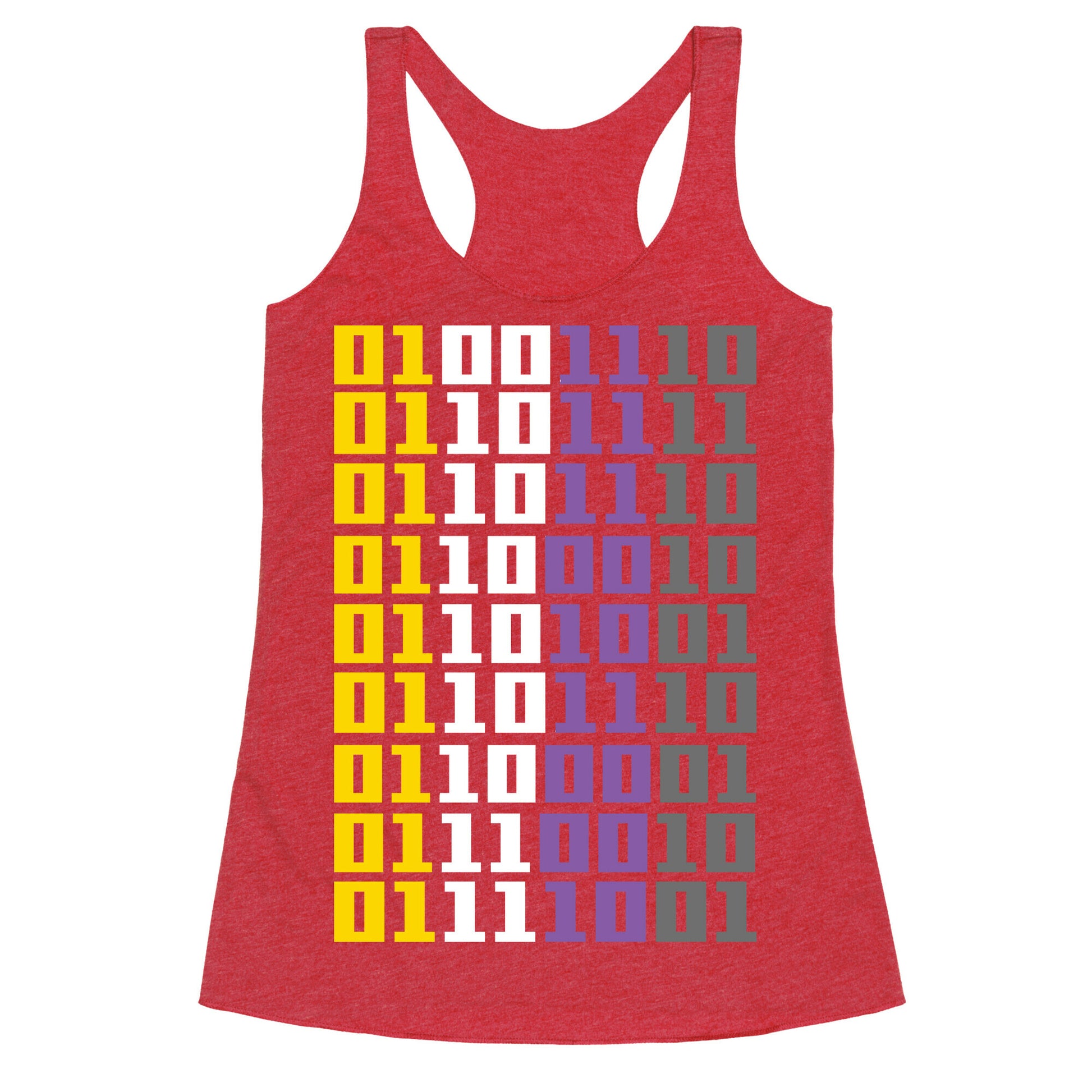 Non-Binary Code Racerback Tank
