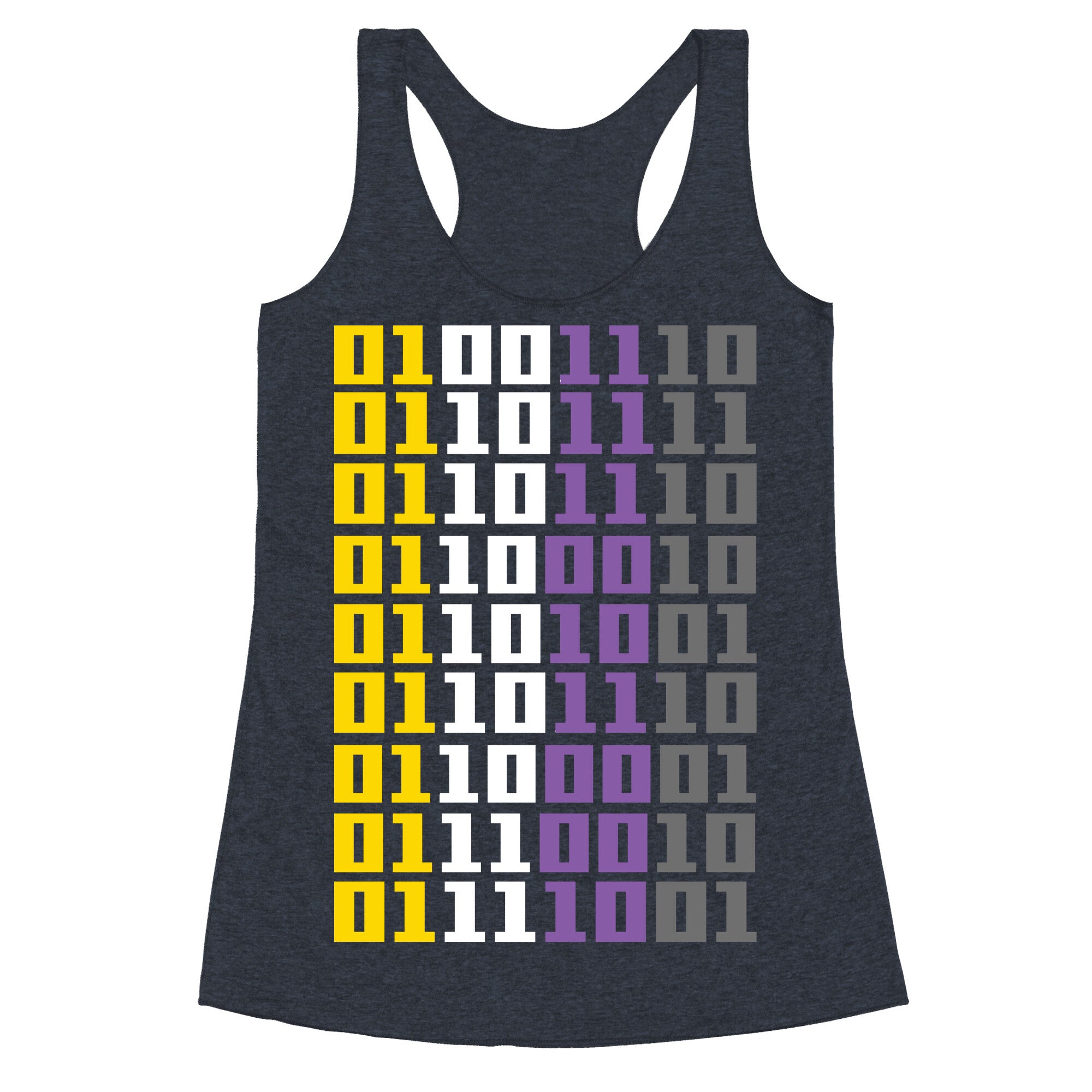 Non-Binary Code Racerback Tank