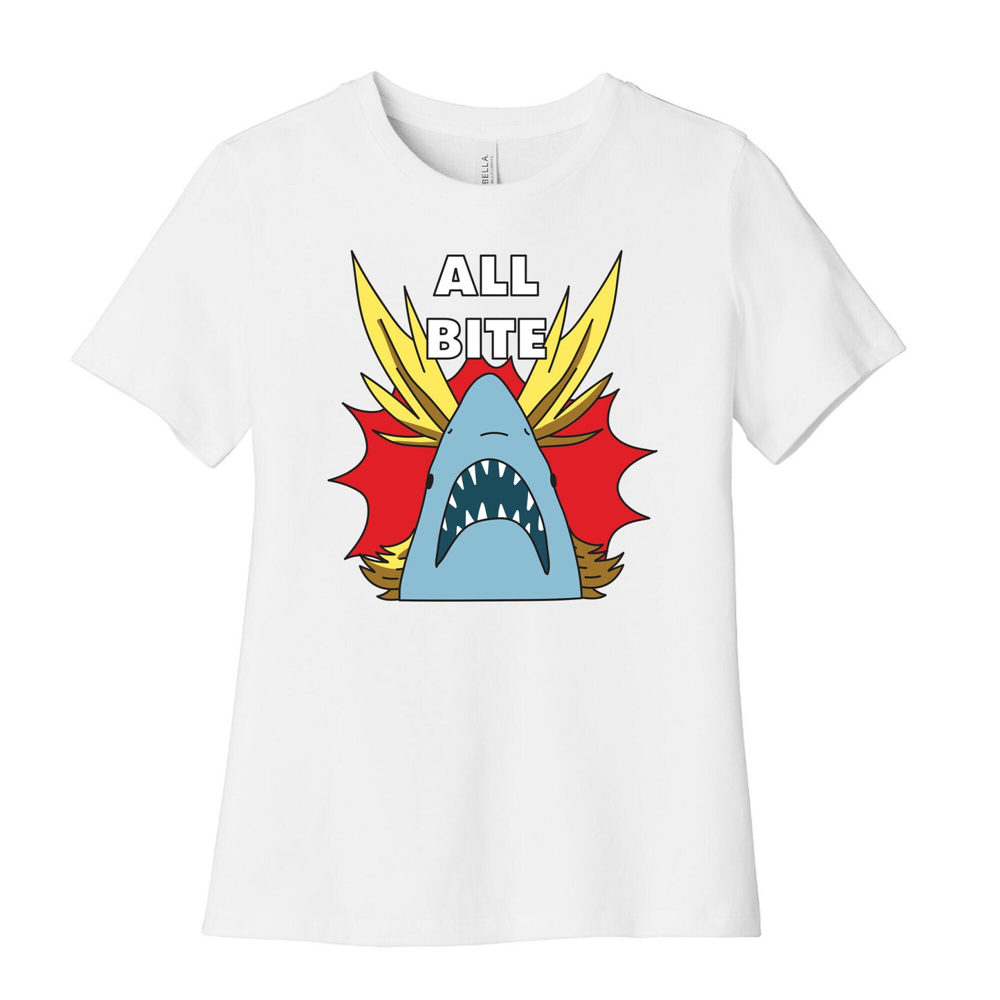 All Bite Shark Women's Cotton Tee