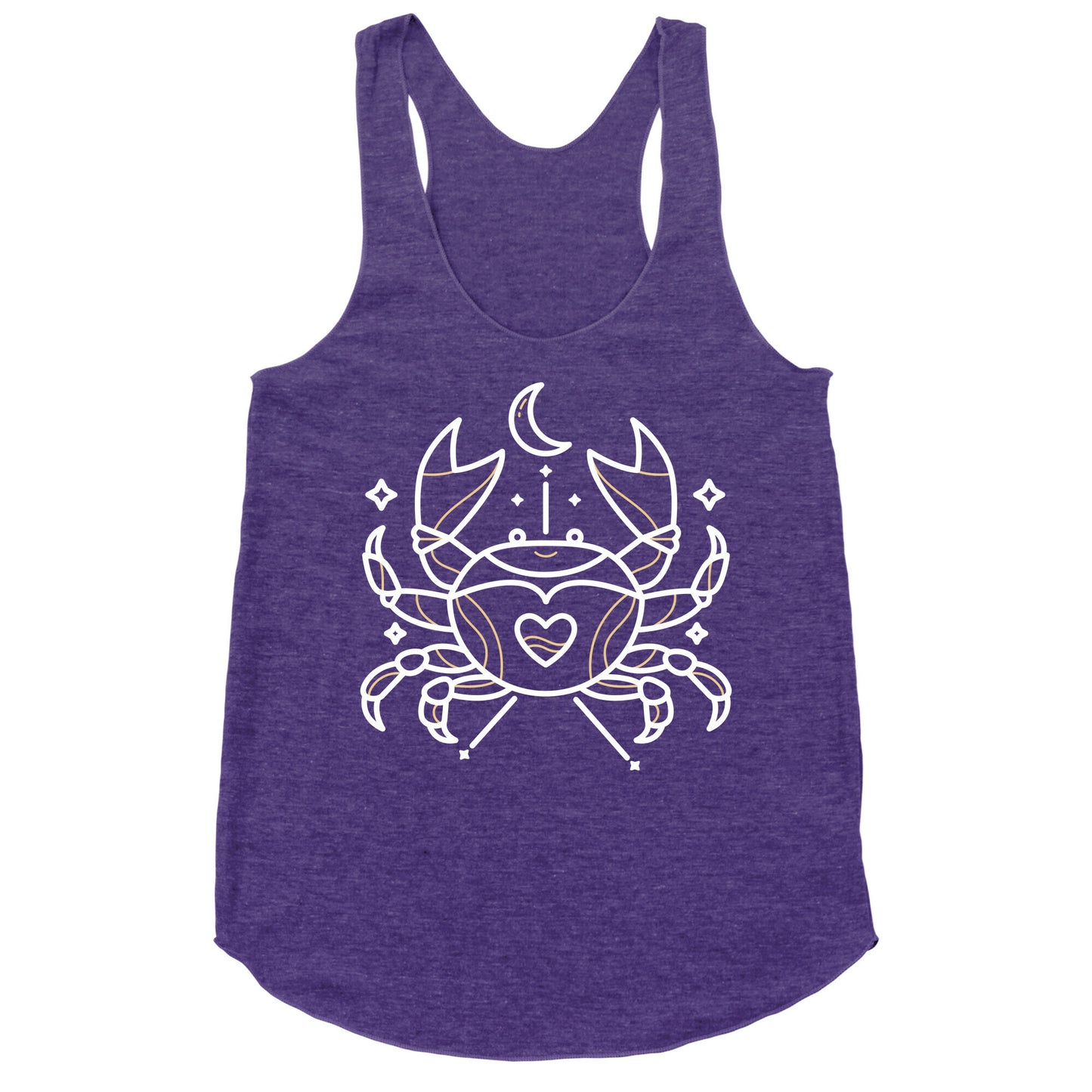 Astrology Cancer Crab Racerback Tank