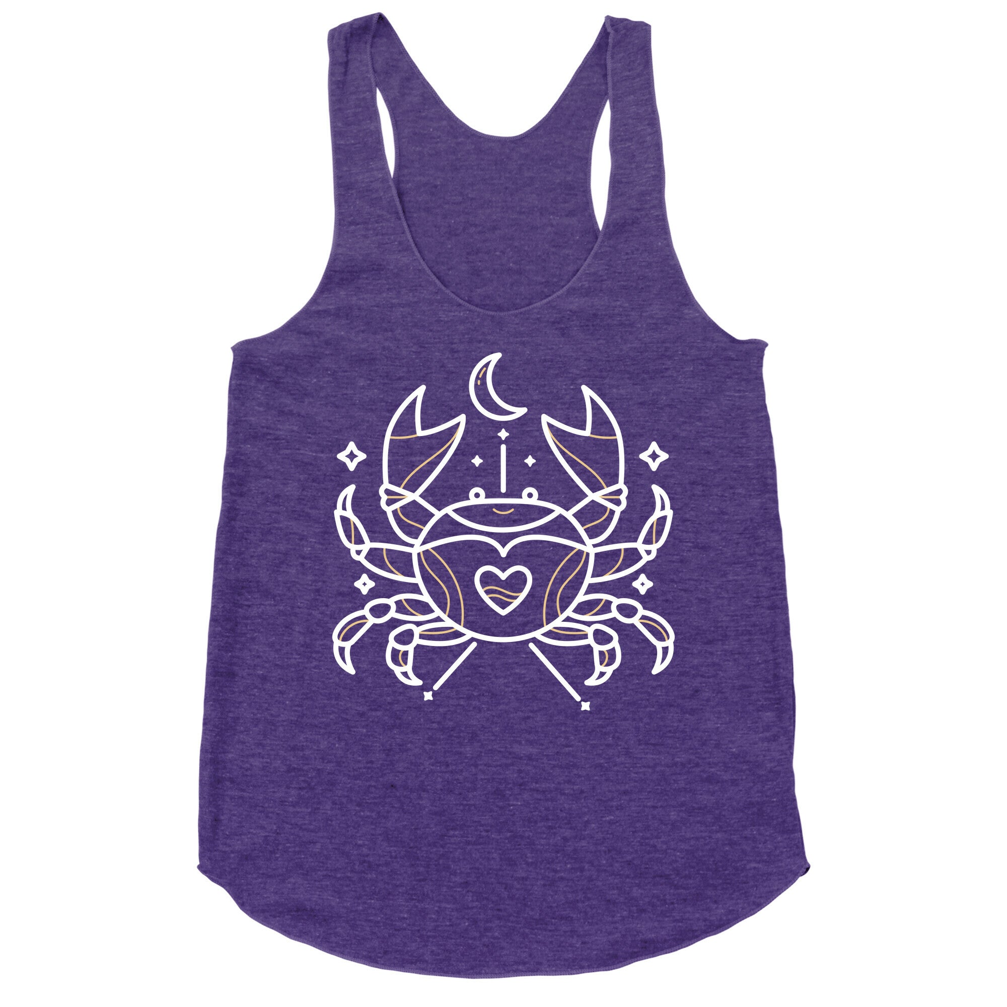 Astrology Cancer Crab Racerback Tank