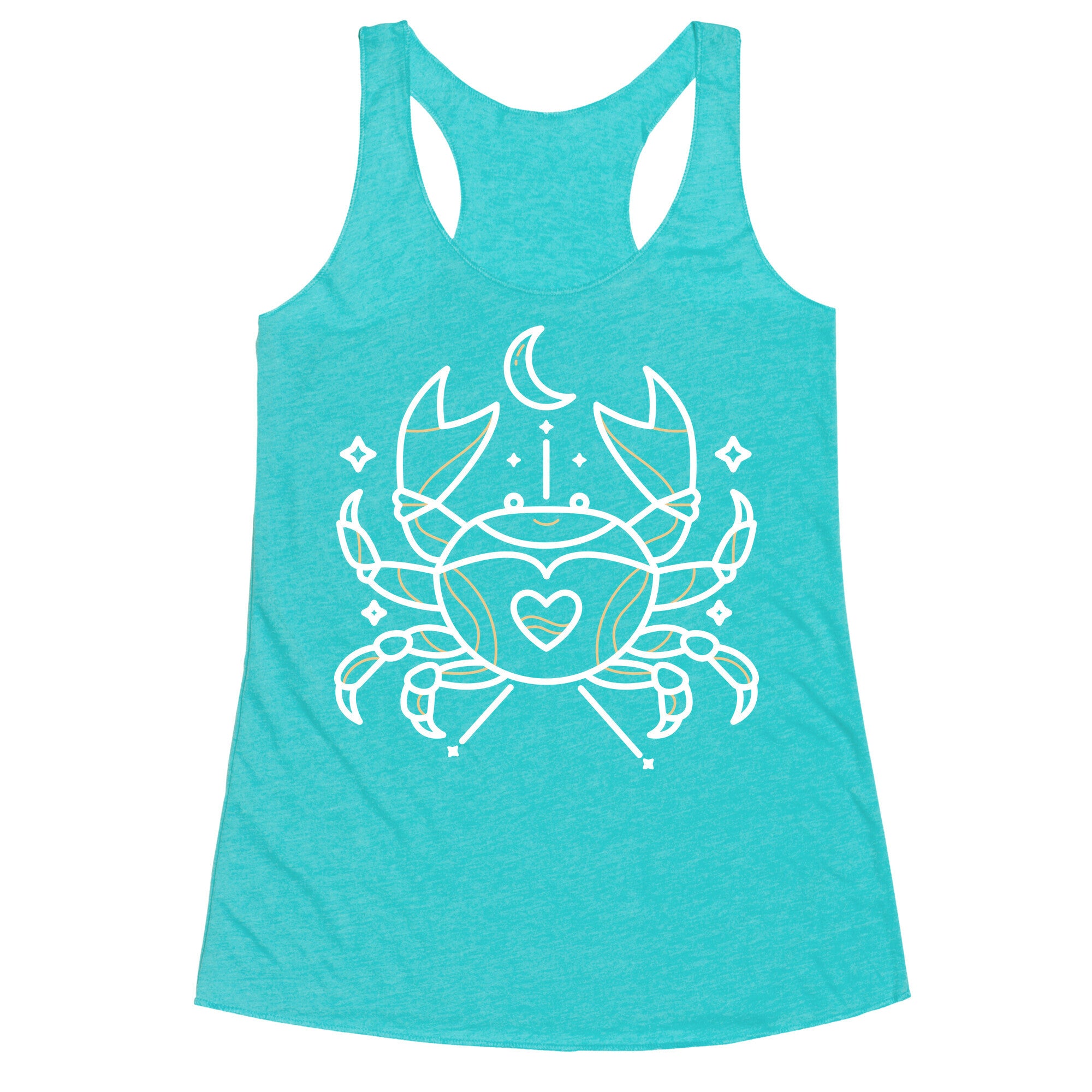 Astrology Cancer Crab Racerback Tank