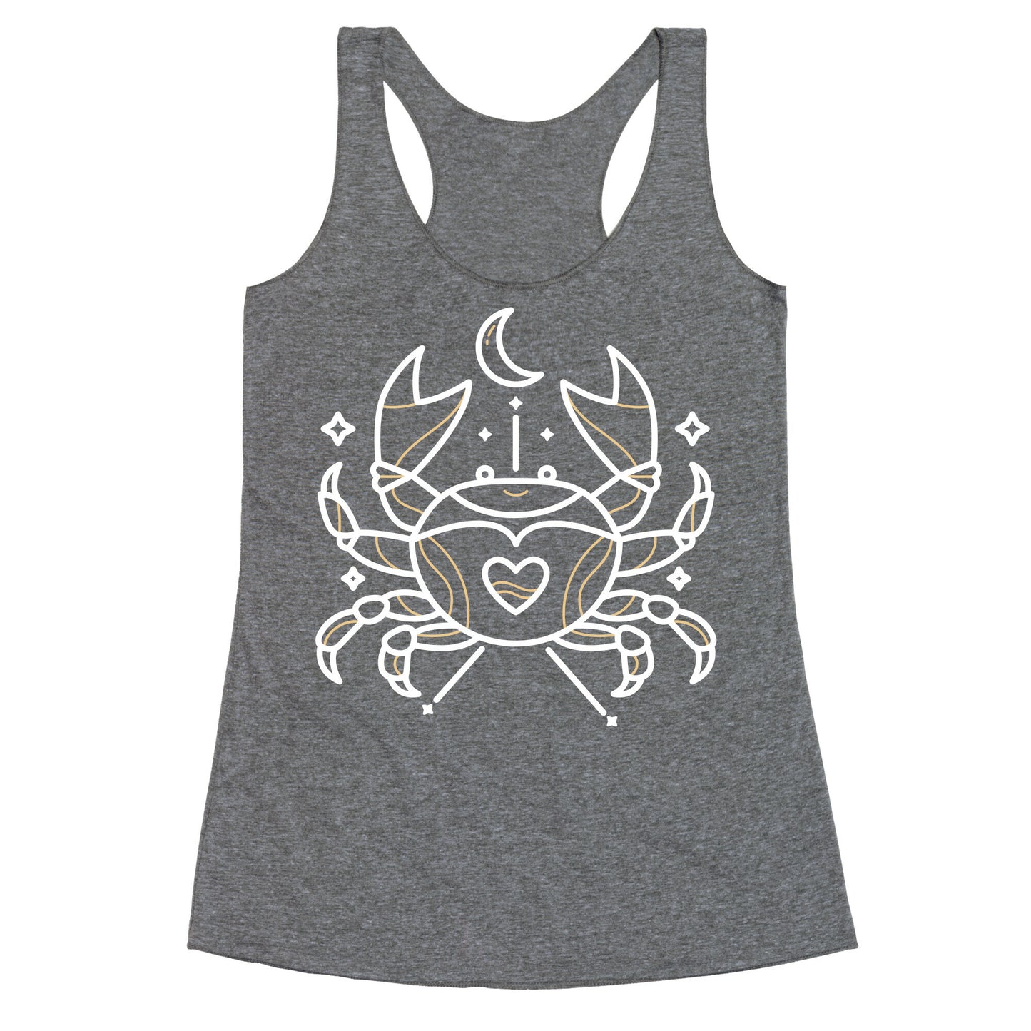 Astrology Cancer Crab Racerback Tank