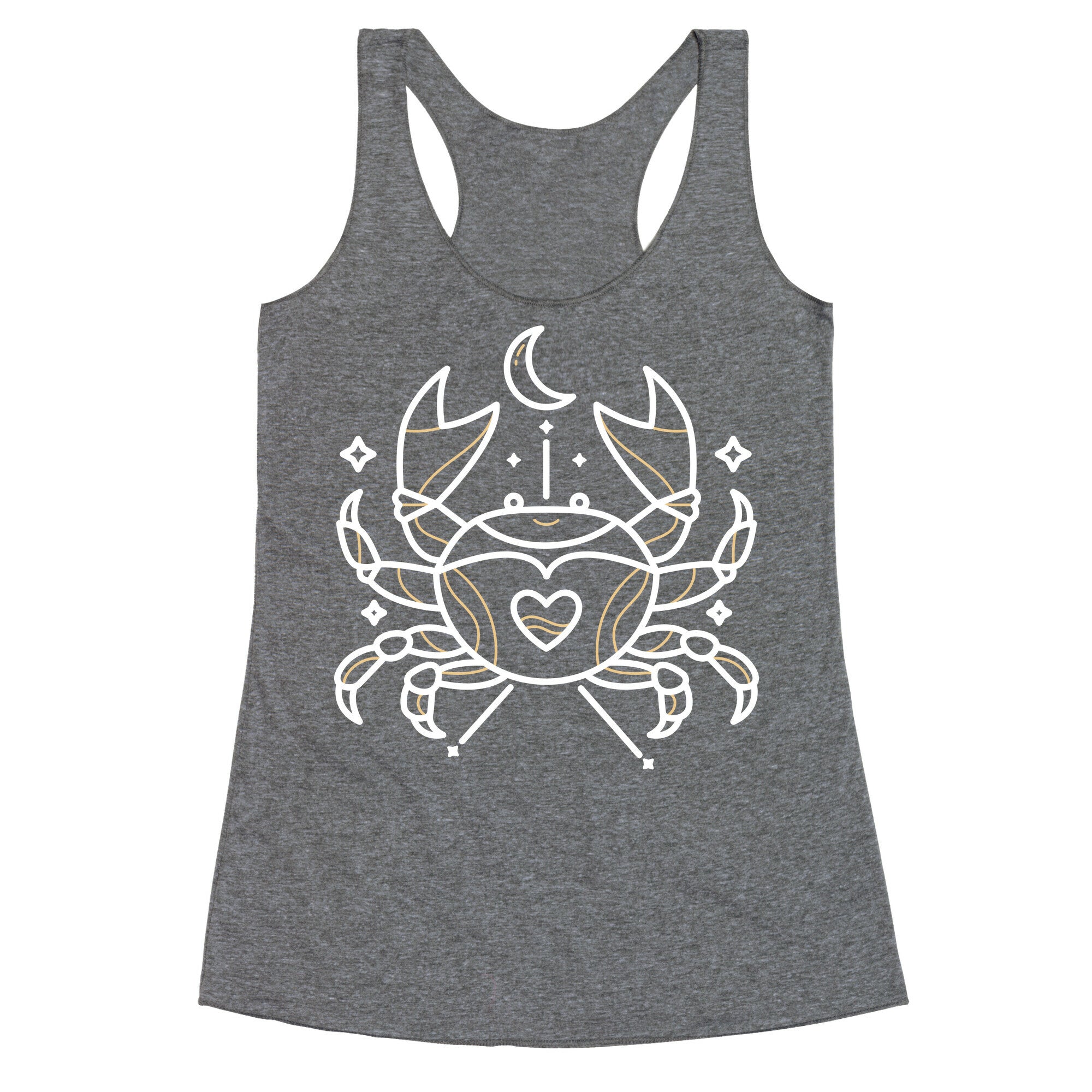 Astrology Cancer Crab Racerback Tank