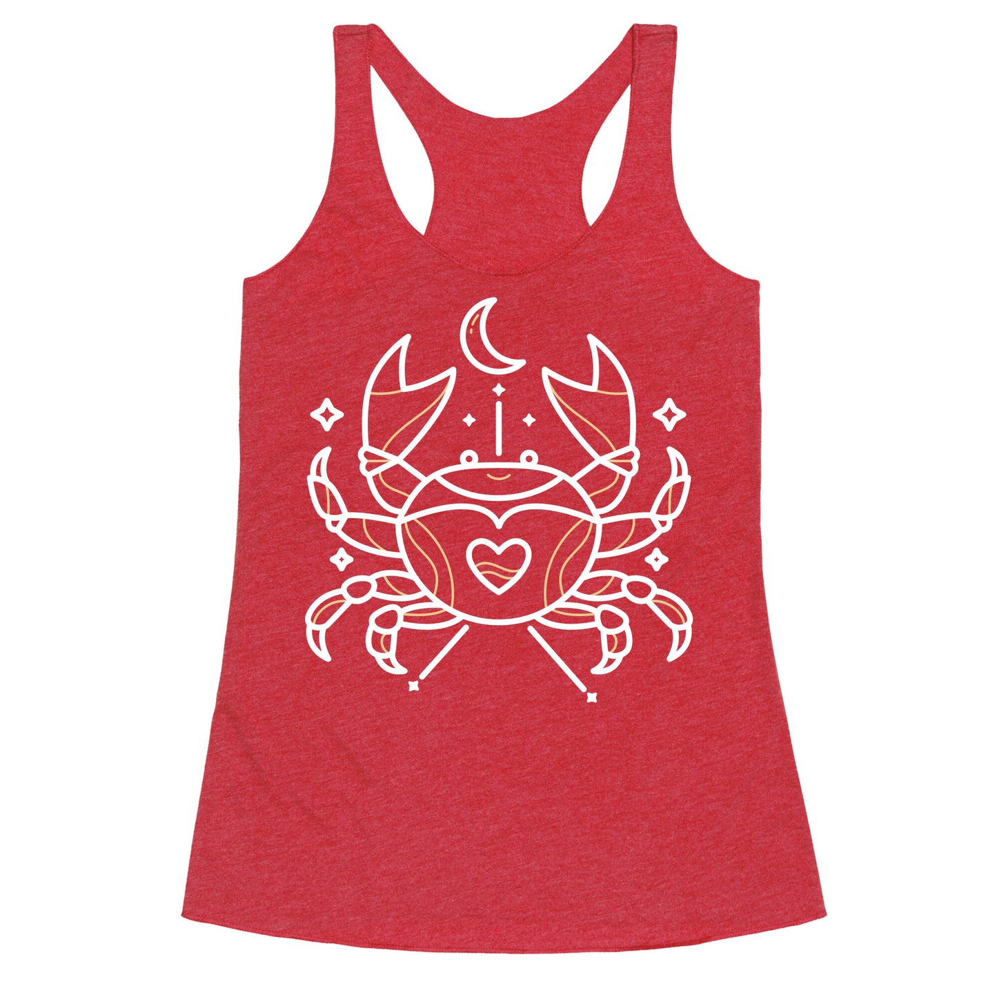 Astrology Cancer Crab Racerback Tank