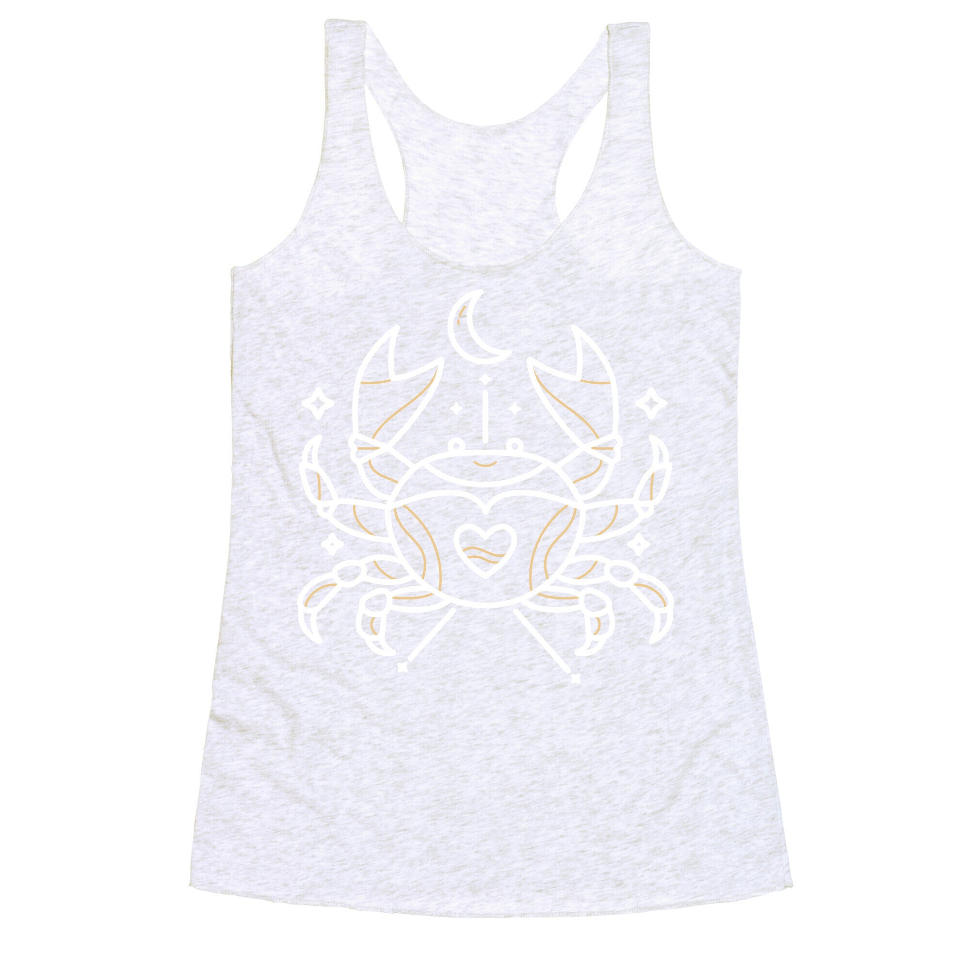 Astrology Cancer Crab Racerback Tank