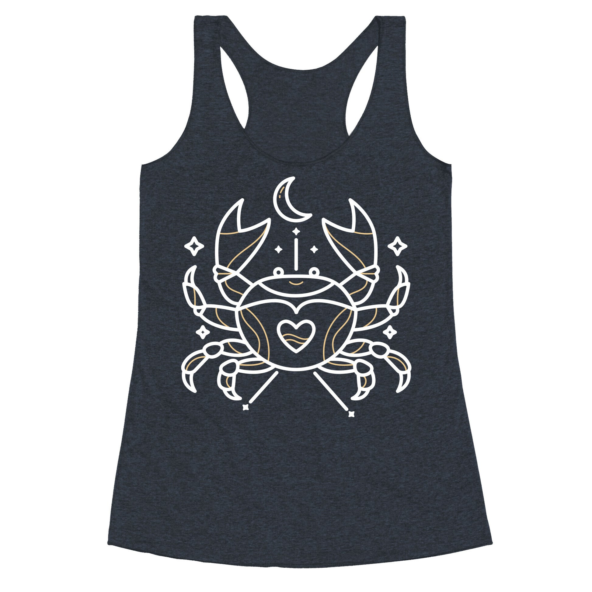Astrology Cancer Crab Racerback Tank