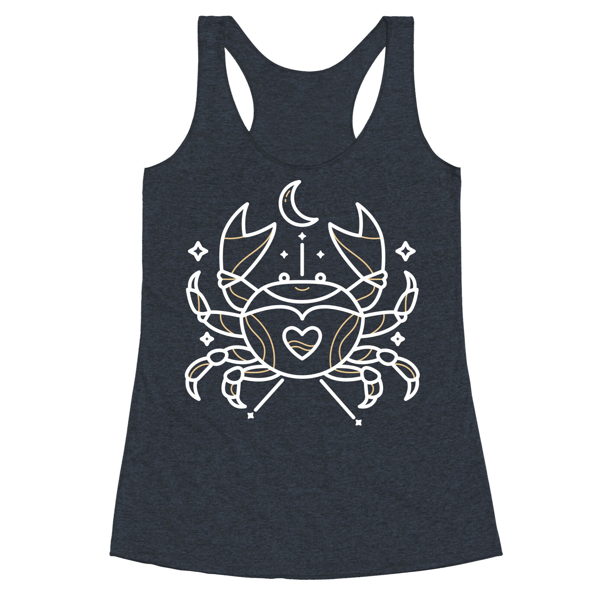 Astrology Cancer Crab Racerback Tank