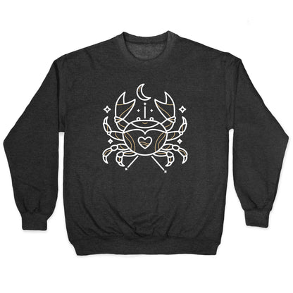 Astrology Cancer Crab Crewneck Sweatshirt