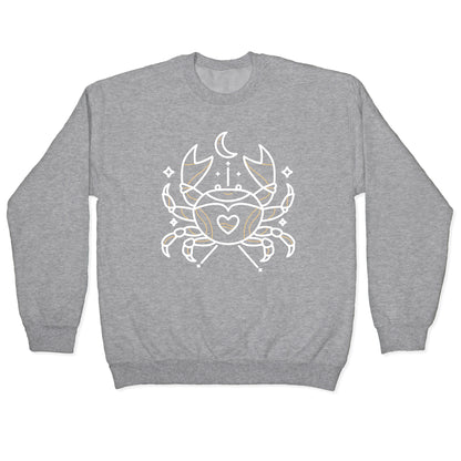 Astrology Cancer Crab Crewneck Sweatshirt