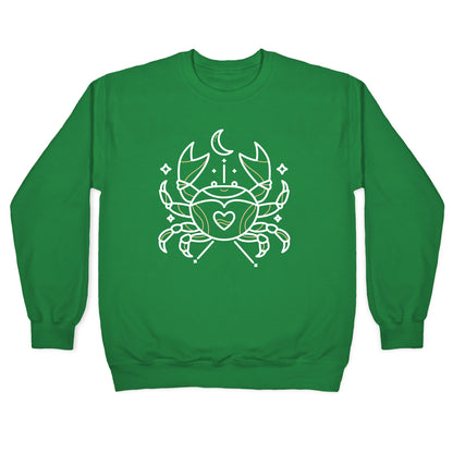 Astrology Cancer Crab Crewneck Sweatshirt