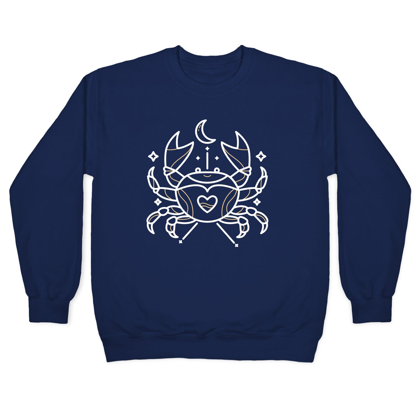 Astrology Cancer Crab Crewneck Sweatshirt