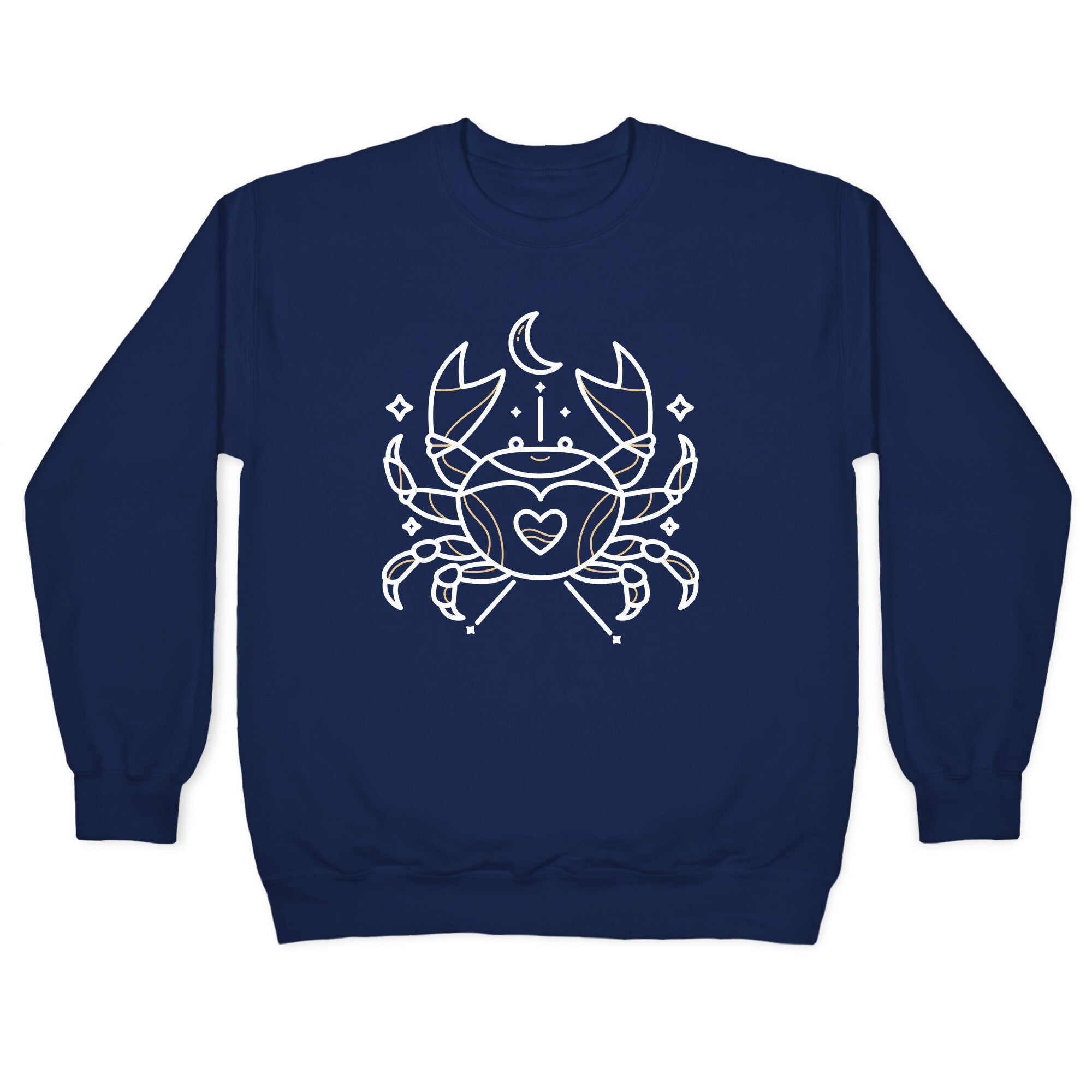Astrology Cancer Crab Crewneck Sweatshirt